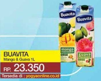 Promo Harga BUAVITA Fresh Juice Guava, Mango 1000 ml - Yogya