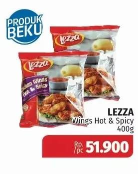 Promo Harga LEZZA Chicken Wing Hot & Spicy 400 gr - Lotte Grosir