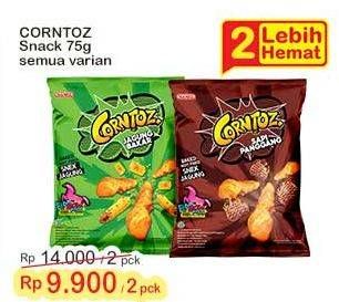 Promo Harga Corntoz Snack Jagung All Variants 75 gr - Indomaret