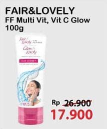 Promo Harga GLOW & LOVELY (FAIR & LOVELY) Facial Wash Bright C Glow 100 gr - Alfamart