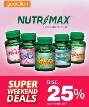 Promo Harga Nutrimax Product Supplement  - Guardian