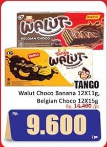Promo Harga Tango Walut Belgian Choco, Choco Banana 12 pcs - Hari Hari