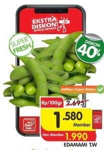 Promo Harga Edamame TW per 100 gr - Superindo