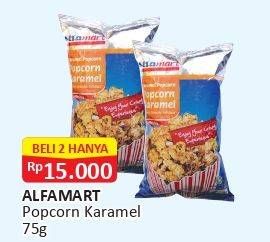 Promo Harga ALFAMART Popcorn Karamel per 2 pouch 75 gr - Alfamart