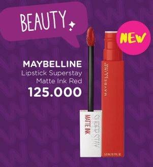 Promo Harga MAYBELLINE Super Stay Matte Ink Red  - Watsons