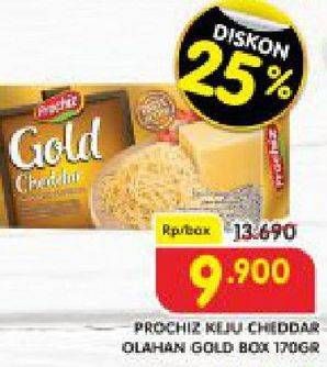 Promo Harga PROCHIZ Gold Cheddar 170 gr - Superindo