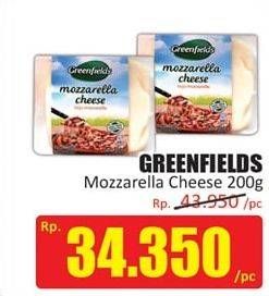 Promo Harga GREENFIELDS Cheese Mozzarella 200 gr - Hari Hari