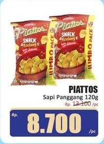 Promo Harga PIATTOS Snack Kentang Sapi Panggang 120 gr - Hari Hari