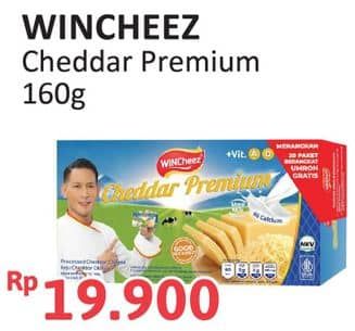 Promo Harga WINcheez Cheddar Premium 160 gr - Alfamidi