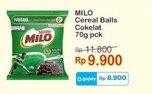 Promo Harga Milo Cereal Balls 70 gr - Indomaret