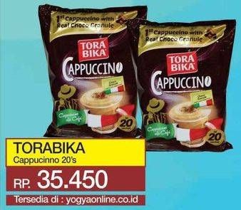 Promo Harga Torabika Cappuccino 20 pcs - Yogya