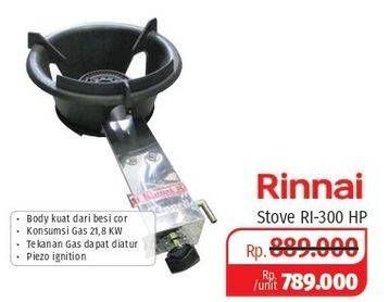 Promo Harga RINNAI RI-300 HP  - Lotte Grosir