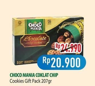 Promo Harga Choco Mania Choco Chip Cookies Gift Pack 207 gr - Hypermart