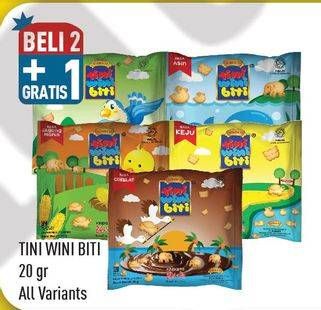 Promo Harga TINI WINI BITI Biskuit Crackers All Variants 20 gr - Hypermart