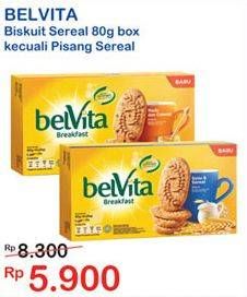 Promo Harga BELVITA Biskuit Breakfast All Variants, Kecuali Banana Cereal 80 gr - Indomaret