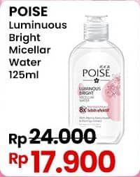 Promo Harga Poise Luminous Bright Micellar Water 125 ml - Indomaret