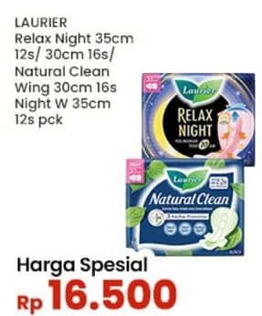 Promo Harga Laurier Relax Night/Natural Clean Night  - Indomaret