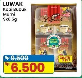 Promo Harga Luwak Kopi Murni Premium per 14 sachet 6 gr - Indomaret