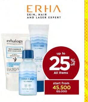 Promo Harga ERHA Skin Care  - Watsons