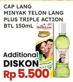 Cap Lang Minyak Telon Lang Plus 150 ml Harga Promo Rp-5.500