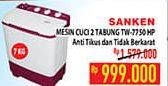 Promo Harga SANKEN TW-7700 Washing Machine  - Hypermart