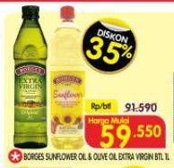 Promo Harga Borges Sunflower Oil/Olive Oil  - Superindo
