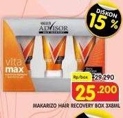 Promo Harga MAKARIZO Hair Recovery Vitamax per 3 pcs 8 ml - Superindo