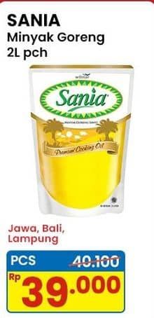 Promo Harga Sania Minyak Goreng 2000 ml - Indomaret
