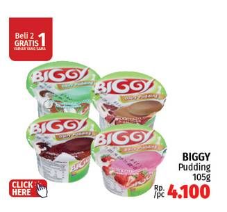 Promo Harga Biggy Dairy Pudding 105 gr - LotteMart