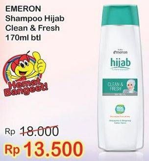 Promo Harga EMERON Shampoo Hijab Clean Fresh 170 ml - Indomaret