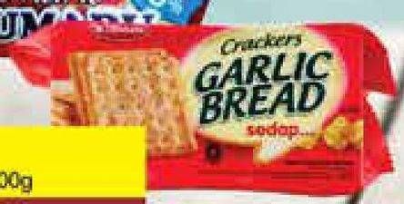 Promo Harga KOKOLA Crackers Garlic Bread 108 gr - Yogya