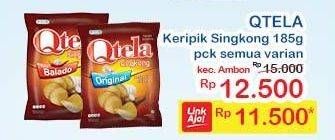 Promo Harga QTELA Keripik Singkong All Variants 185 gr - Indomaret