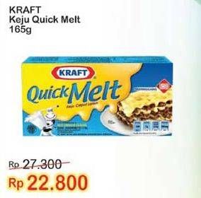 Promo Harga KRAFT Quick Melt 165 gr - Indomaret