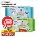 Promo Harga Cussons Baby Wipes Mild Gentle, Naturally Refreshing 50 sheet - Alfamart