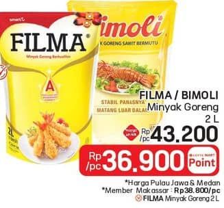 Promo Harga Filma Minyak Goreng 2000 ml - LotteMart