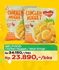 Promo Harga BELFOODS Nugget 500 gr - TIP TOP