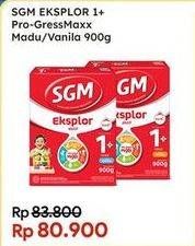 Promo Harga SGM Eksplor 1+ Susu Pertumbuhan Madu, Vanila 900 gr - Indomaret