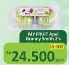 Promo Harga My Fruit Apel Granny Smith 2 pcs - Alfamidi