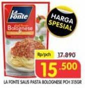 Promo Harga La Fonte Saus Pasta Bolognese 315 gr - Superindo