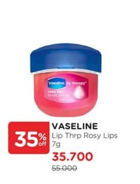 Promo Harga Vaseline Lip Therapy Rosy Lips 7 gr - Watsons