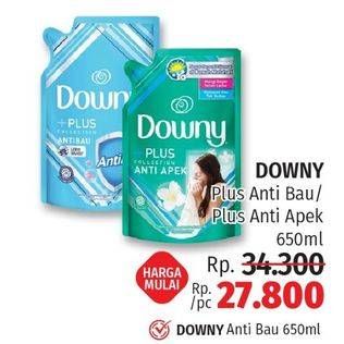 Promo Harga Downy Plus Collection Anti Bau, Anti Apek 680 ml - LotteMart