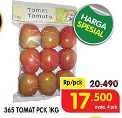 Promo Harga 365 Tomat 1000 gr - Superindo