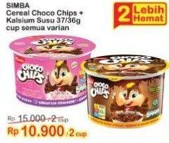 Promo Harga SIMBA Cereal Choco Chips All Variants 37 gr - Indomaret