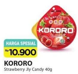 Promo Harga KORORO Candy Strawberry 40 gr - Alfamart