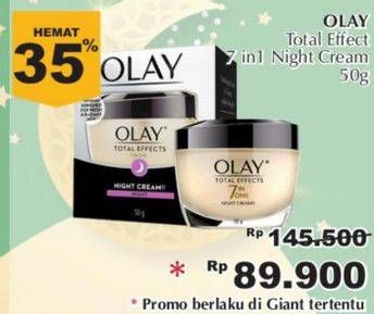 Promo Harga OLAY Total Effects 7 in 1 Anti Ageing Night Cream 50 gr - Giant