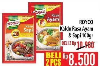 Promo Harga ROYCO Penyedap Rasa Ayam, Sapi 100 gr - Hypermart