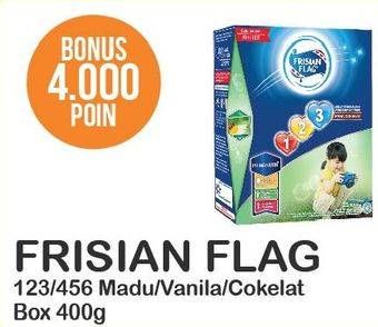 Promo Harga FRISIAN FLAG 123 Jelajah / 456 Karya Madu, Vanilla, Coklat 400 gr - Alfamart