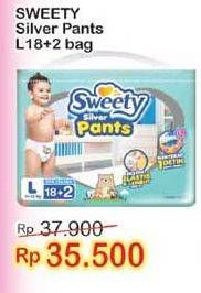 Promo Harga Sweety Silver Pants L18+2  - Indomaret