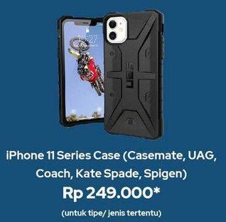 Promo Harga iPhone 11 Case Spigen, Kate Spade New York Protective Hardshell, Casemate Rifle Paper Happy Stripes, UAG, Coach  - iBox