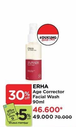 Promo Harga Erha Age Corrector Facial Wash 90 ml - Watsons